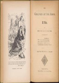 Portada:The children of the Abbey. A tale / by Regina Maria Roche ; illustrated by F. O. C. Darley