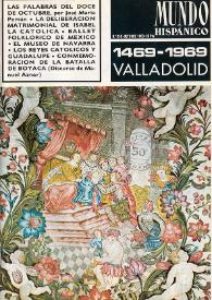 Portada:Núm. 259, octubre 1969. 1469-1969 Valladolid