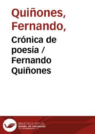 Portada:Cuadernos Hispanoamericanos, núm. 132, diciembre 1960. Crónica de poesía / Fernando Quiñones