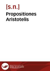 Portada:Propositiones Aristotelis