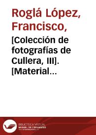 Portada:[Colección de fotografías de Cullera, III].  [Material gráfico].]
