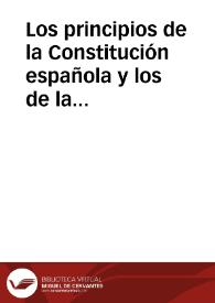 Portada:Los principios de la Constitucion española y los de la justicia universal aplicados á la legislacion de señoríos, ó sea Concordia entre los intereses y derechos del Estado y los de los antiguos vasallos y señores. Precede un discurso histórico legal sobre la feudalidad y los señoríos en España / Dedicado a las Cortes por un jurisconsulto español