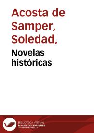 Portada:Novelas históricas