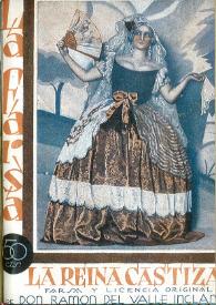Portada:Farsa y licencia de la Reina Castiza / Don Ramón del Valle-Inclán ; dibujos de Merlo