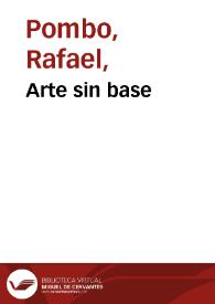 Portada:Arte sin base