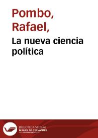 Portada:La nueva ciencia política