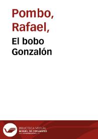 Portada:El bobo Gonzalón