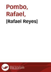 Portada:[Rafael Reyes]