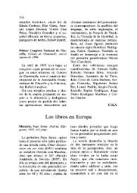 Portada:Cuadernos hispanoamericanos, núm. 568 (octubre 1997). Los libros en Europa / Antonio Castro Díaz, Francisco Abad, Rafael Jackson y B.M.