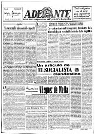 Portada:Año III, núm. 122, 26 de febrero de 1947