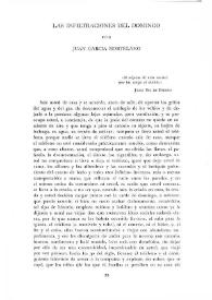 Portada:Las infiltraciones del domingo / por Juan García Hortelano