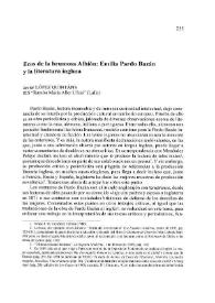 Portada:Ecos de la brumosa Albión: Emilia Pardo Bazán y la literatura inglesa / Javier López Quintáns