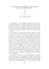 Portada:Los conflictos psíquicos y religiosos de \"El hermano asno\" (I) / por A. M. Vázquez Bigi