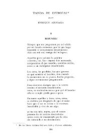 Portada:Tanda de estrofas / por Enrique Azcoaga