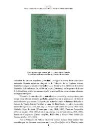 Portada:Colección de Autores Españoles (1860-1887 [1891]) [Semblanza] / Álvaro Ceballos Viro