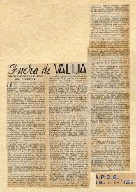 Portada:Noticias de las Fallas de Valencia / El Valijero