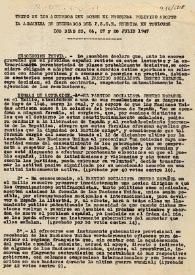 Portada:Texto de los acuerdos que sobre el problema político adoptó la Asamblea de Delegados del PSOE reunida en Toulouse los días 25, 26, 27 y 28 de julio 1947