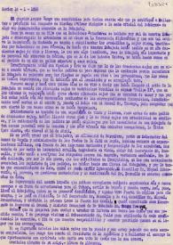 Portada:Carta de Álvaro de Albornoz a Eugenio Arauz. México, 14 de enero de 1950