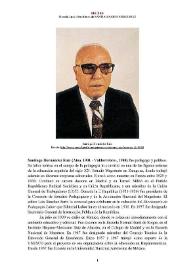 Portada:Santiago Hernández Ruiz (Atea, 1901 - Valderrobres, 1988) [Semblanza] / Marcela Lucci