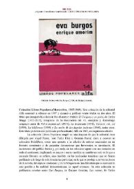 Portada:Colección Libros Populares (Montevideo, 1967-1969) [Semblanza] / Alejandra Torres Torres
