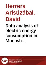 Portada:Data analysis of electric energy consumption in Monash University = Analisis de datos del consumo eléctrico en la Universidad Monash