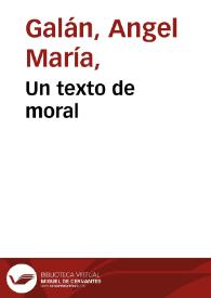 Portada:Un texto de moral