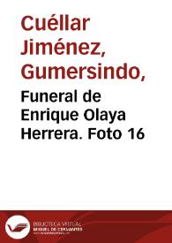 Portada:Funeral de Enrique Olaya Herrera. Foto 16