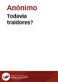 Portada:Todavia traidores?