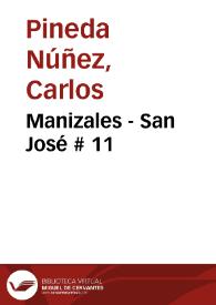 Portada:Manizales - San José # 11