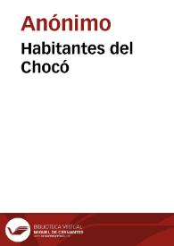 Portada:Habitantes del Chocó