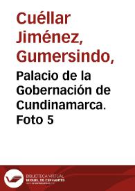 Portada:Palacio de la Gobernación de Cundinamarca. Foto 5