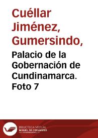 Portada:Palacio de la Gobernación de Cundinamarca. Foto 7