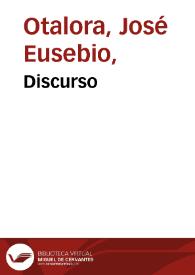 Portada:Discurso