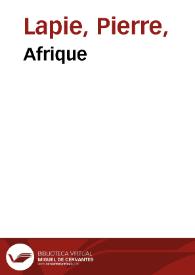 Portada:Afrique