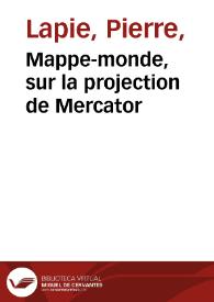 Portada:Mappe-monde, sur la projection de Mercator