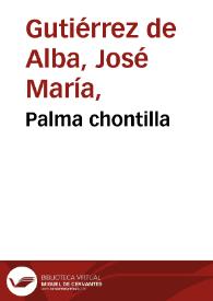 Portada:Palma chontilla