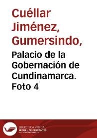 Portada:Palacio de la Gobernación de Cundinamarca. Foto 4