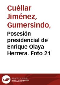 Portada:Posesión presidencial de Enrique Olaya Herrera. Foto 21