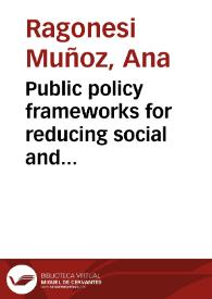 Portada:Public policy frameworks for reducing social and health inequities based on determinants of health and transectorality: an exploratory qualitative study on the policy-makers’ perspectives on the Cundinamarca - Colombia experiences