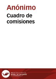 Portada:Cuadro de comisiones