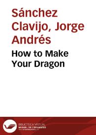 Portada:How to Make Your Dragon