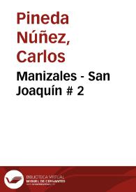 Portada:Manizales - San Joaquín # 2