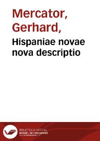 Portada:Hispaniae novae nova descriptio