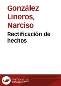 Portada:Rectificación de hechos