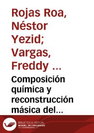 Portada:Composición química y reconstrucción másica del material particulado suspendido en el aire de Bogotá = Chemical composition and mass closure for airborne particulate matter in Bogotá