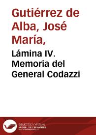 Portada:Lámina IV. Memoria del General Codazzi