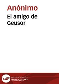 Portada:El amigo de Geusor