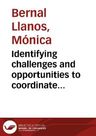 Portada:Identifying challenges and opportunities to coordinate disaster risk reduction and climate change adaptation through mainstreaming into development planning: the case of Colombia