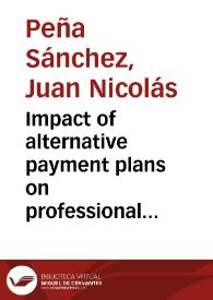 Portada:Impact of alternative payment plans on professional equity and daily distress of physicians = Impacto de los métodos de pago alternativos en la equidad profesional y el estrés laboral diario de los médicos