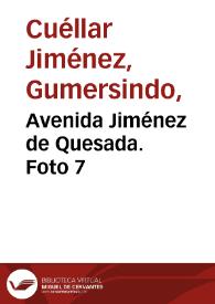 Portada:Avenida Jiménez de Quesada. Foto 7